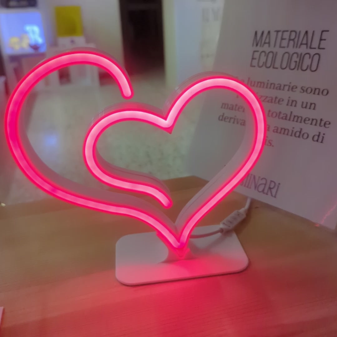 cuore anatomico NEON