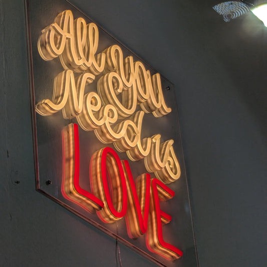 All you need is love - Neon Led