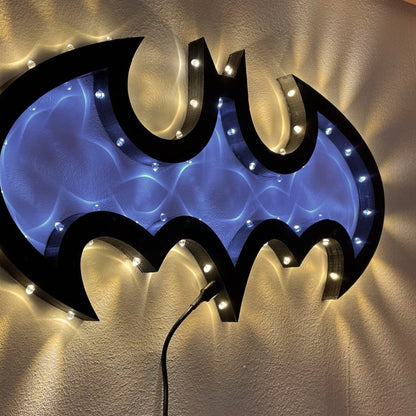 Batman, eroi, dc, luminaria, arredo, luce, supereroi, arredamento